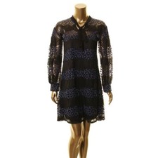 GABBY SKYE NEW Women's Tie Neck Lace Cocktail Sheath Dress TEDO