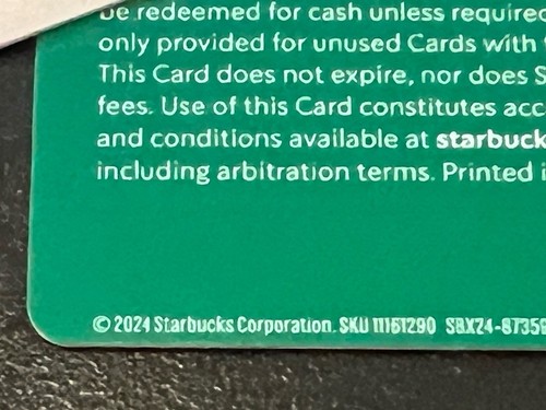 NEW 2024 Starbucks SEATTLE SEAHAWKS THROWBACK Logo & Kingdome Gift Card RARE - Picture 6 of 11
