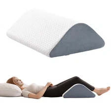 Knee Wedge Pillow 8 for Post-Surgery Recovery - Leg Elevation Support for
