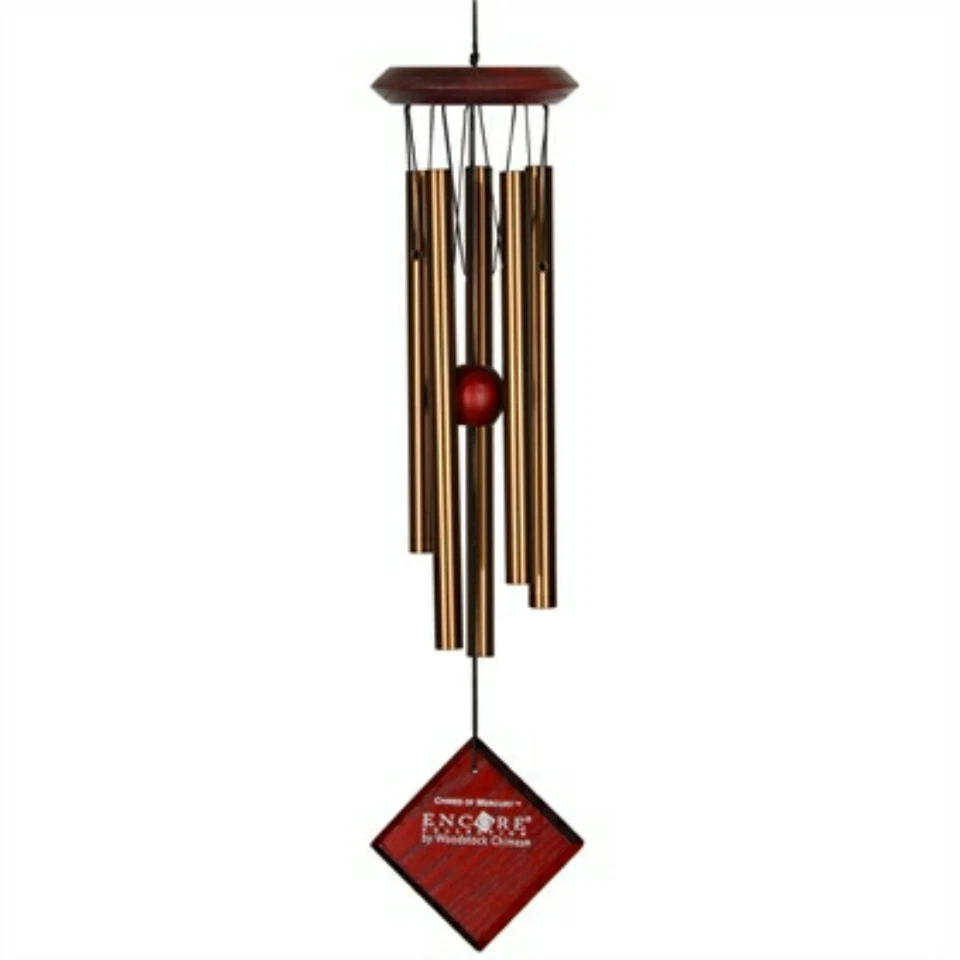 WOODSTOCK CHIMES OF MERCURY WIND CHIME BRONZE 14" NEW In Box FREE SHIP - Image 4 of 4