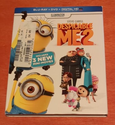 Despicable Me 2 Blu-ray Steve Carell Kristen Wiig Miranda Cosgrove