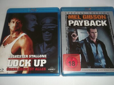 Payback (Special Edition) + Lock up ( Stallone) - 2x Blu-ray - 1998 - 1989  L111