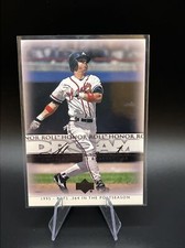 2002 Upper Deck Honor Roll Atlanta Braves Baseball Card #44 Chipper Jones
