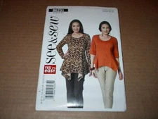 See & Sew Pattern 6231 ~ Misses' Semi-Fitted Pullover Tops  2 Styles  6 ~ 22 UC