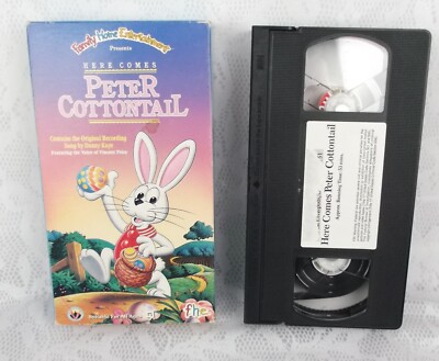 Here Comes Peter Cottontail VHS Video Tape Kids Family Holiday Vintage Easter 