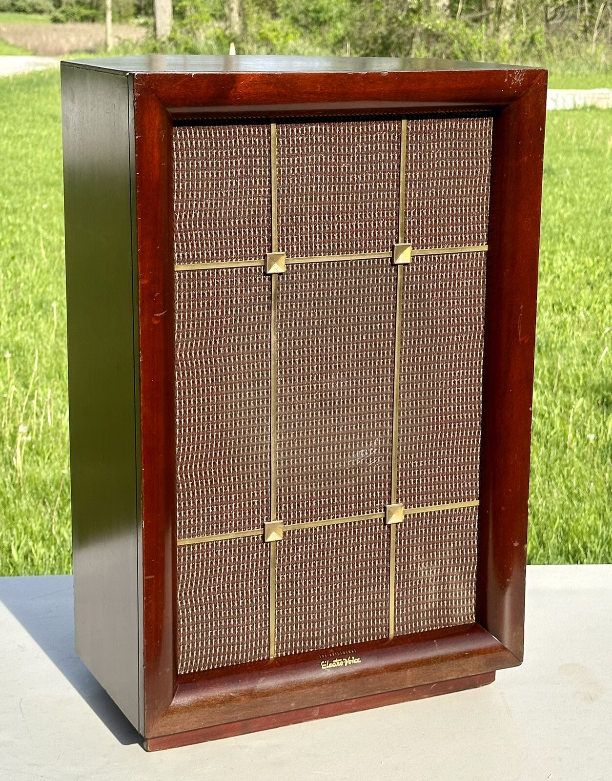 VTG ElectroVoice EV The Aristocrat Speaker w/ Mahogany eBay