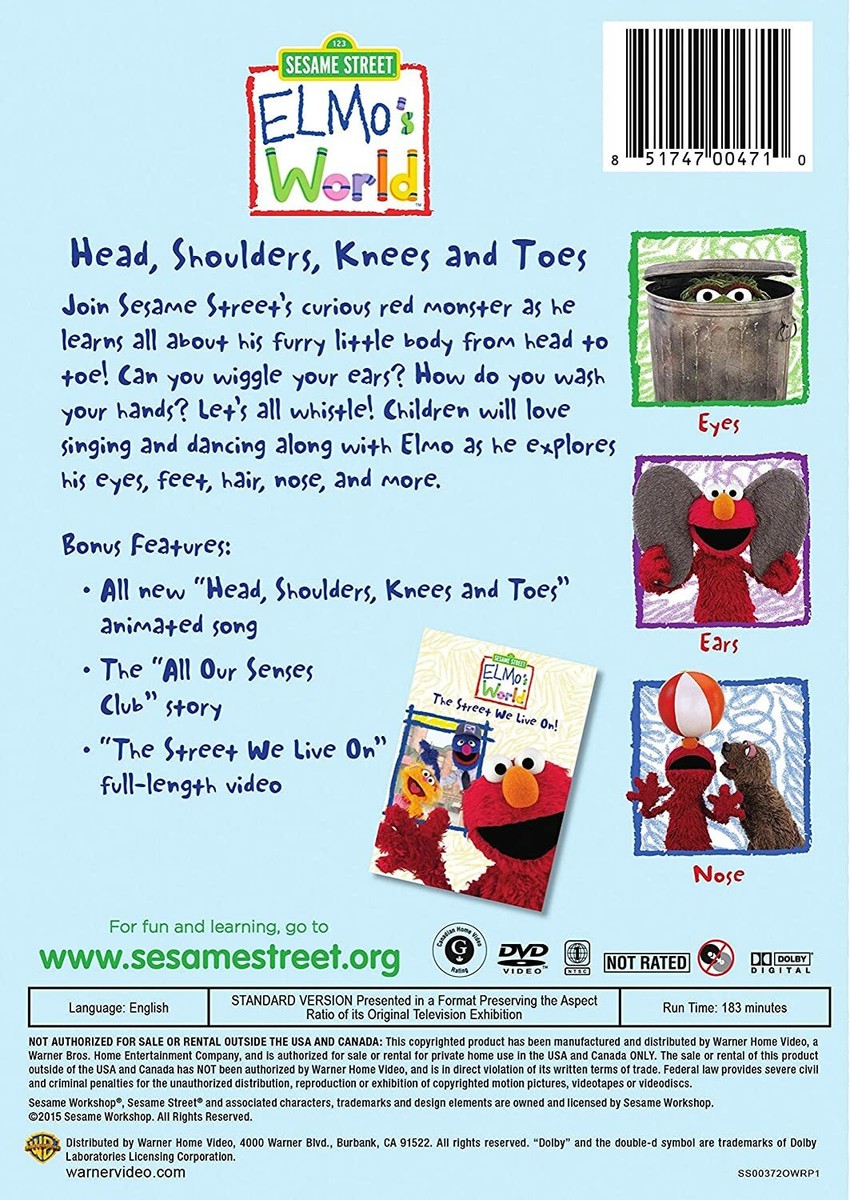 Sesame Street: Elmos World - Head, Shoulders, Knees and Toes