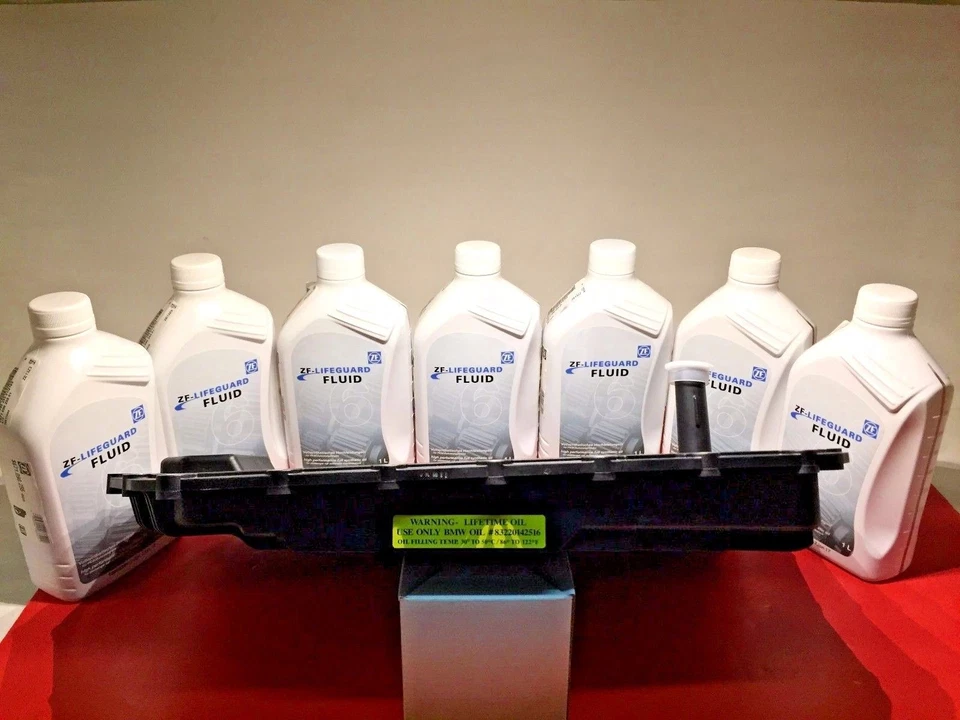  BMW JAGUAR LAND ROVER Auto Trans Oil Pan With Filter & 7 Lit Trans Fluid Kit ZF - Image 3 of 3