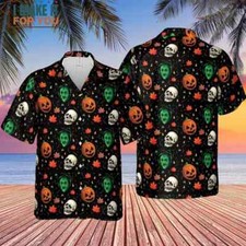 Silver Shamrock Halloween III Season Of The Witch Casual Shirt Button Down