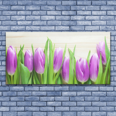 Impression sur toile Image tableaux 125x50 Floral Tulipes | UK