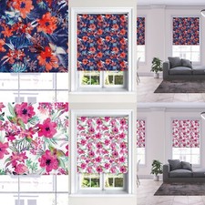 Lister Cartwright Frida Floral Blackout Roller Blinds Windows Blind Easy Fit 