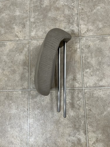 Honda Odyssey 2011-2013 OEM tercera fila asiento trasero reposacabezas tela beige Siena - Imagen 3 de 6