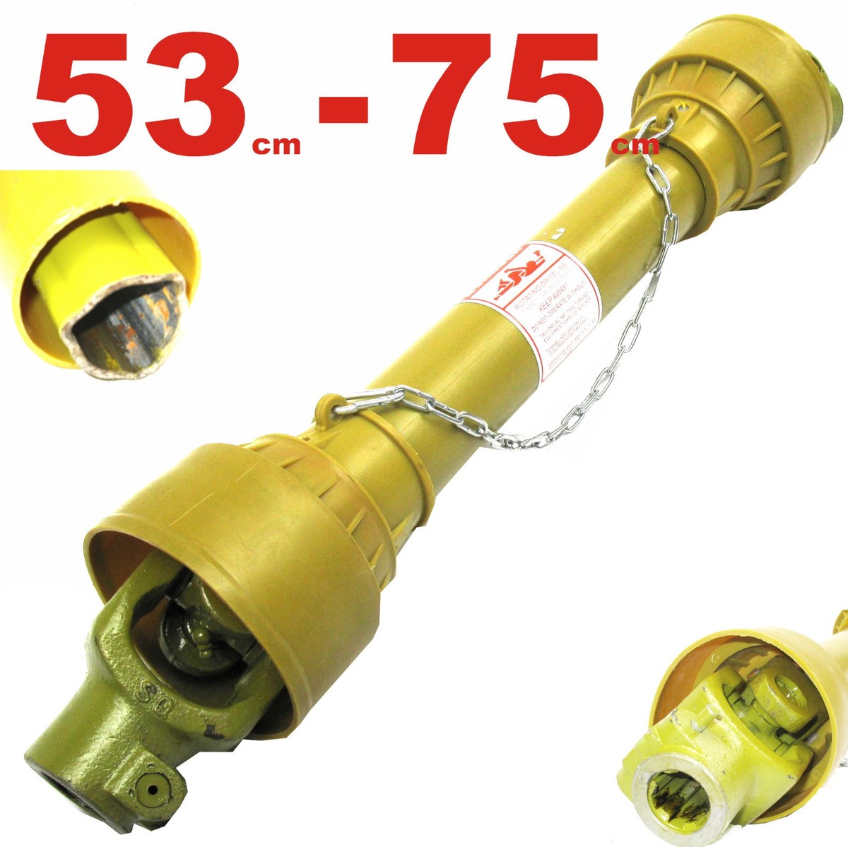 CARDAN 53-75 CM POUR FENDEUSE SUR PRISE DE FORCE TRAVAUX FORESTIER 55271 |  eBay