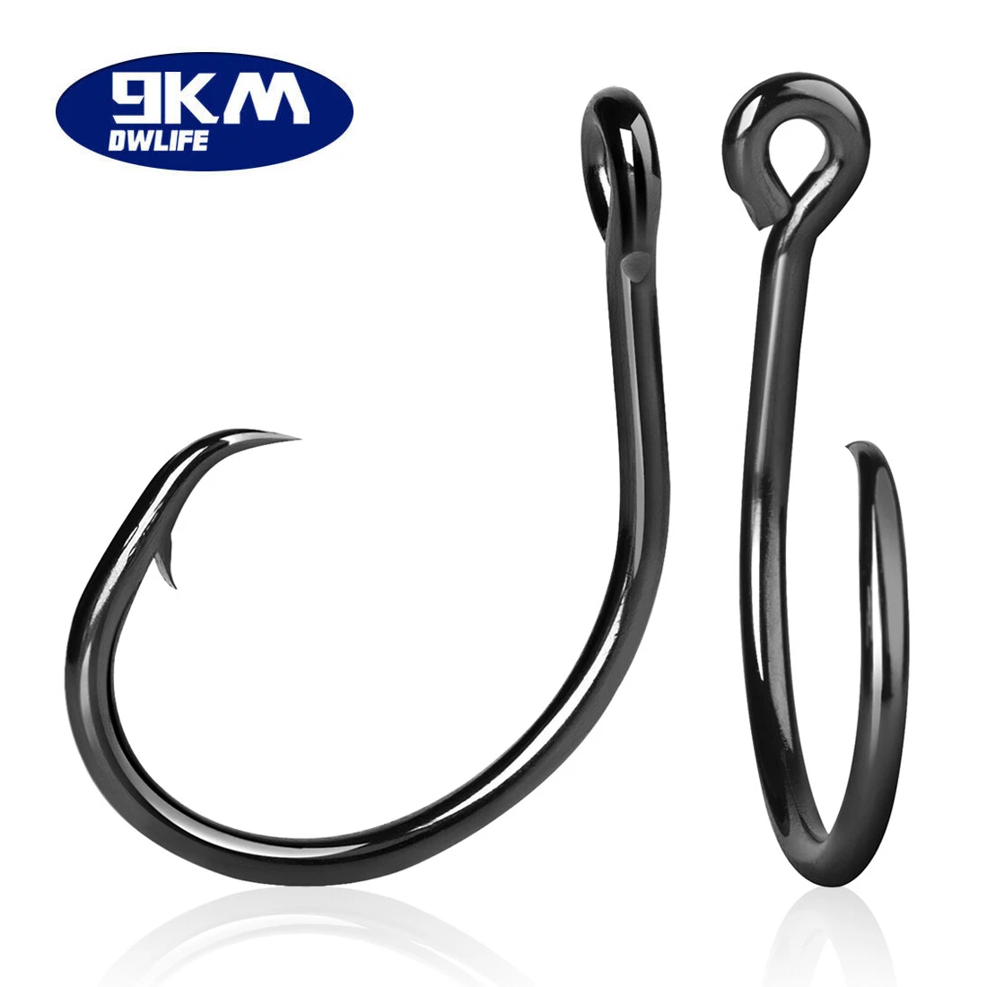 100Pcs Circle Hook Strong Fishing Deep Sea Saltwater Inline Circle