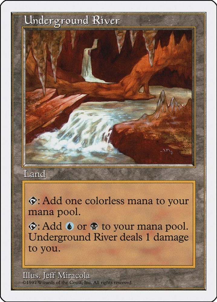 Underground River #426 (LP) Fifth Edition (5ED) MTG
