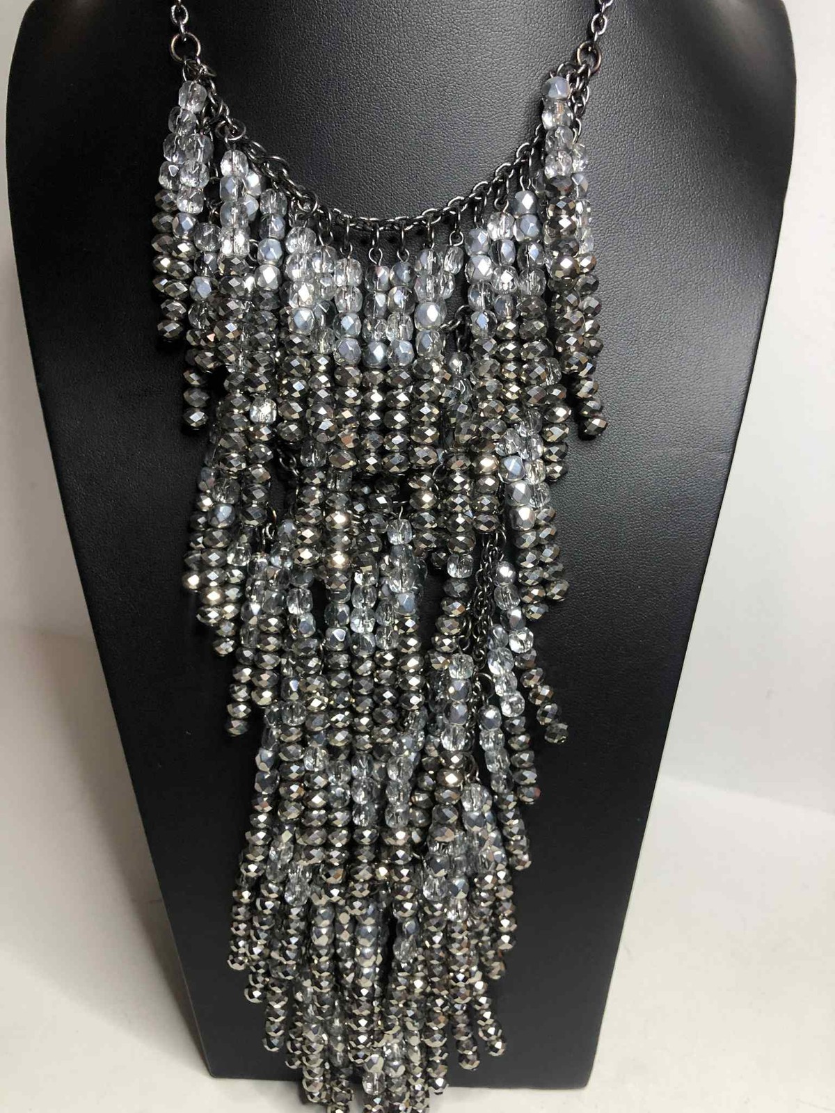 8325 Chico's black heavy dramatic statement beade… - image 2