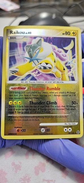Raikou [Reverse Holo] #16 (Secret Wonders (2007))
