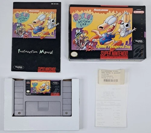Rocko's Modern Life - Spunky's Dangerous Day CIB (Super Nintendo, 199) SNES