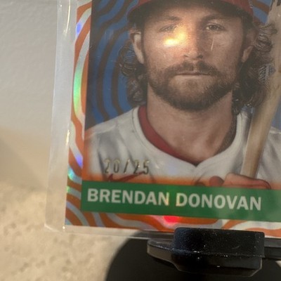 Topps Chrome Brendan Donovan Orange Refractor #149 Cardinals 2024 /25