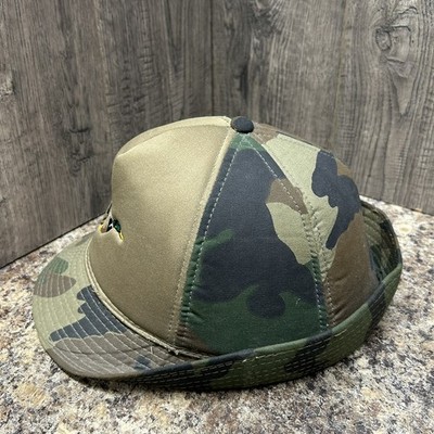 Camo Hat Jones Style Hunting Cap Vintage Jones Style Mallard Camo