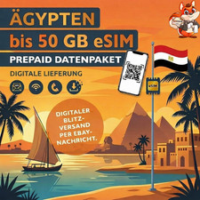 eSIM Thailand Prepaid SIM Karte 1-50GB 4G 5G LTE Reise Daten QR Sofort Versand!