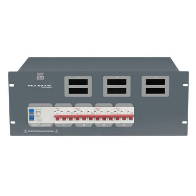 SHOWGEAR PSA-63A4C 4x MCB - CEE out 4 x MCB - CEE Ausgang (  Stromverteiler )
