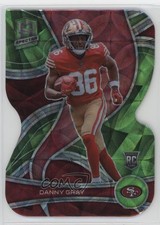 2022 Panini Spectra Rookies Neon Green Prizm Die-Cut 13/30 Danny Gray #168 nd3