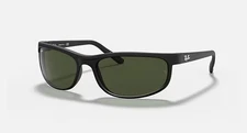 Ray-Ban Predator 2 Matte Black Green Lens Classic G-150RB2027 W184762