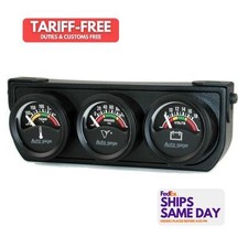Autometer 2391 Kit 1-12in Blk Elec Gauge Panel High Performance Racing Parts Autometer 2391 Kit 1-12in Blk Elec Gauge Panel High Performance Racing Parts