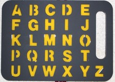 SPELLING ENGLISH ALPHABET LETTER NUMBER BOARD Double Sided AUTISM THERAPY 11"x8"