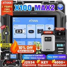 2025 XTOOL X100 MAX2 Car Key Programmer & Dia...