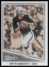 2017 Panini Classics #160 Jim Plunkett Red Back #/299
