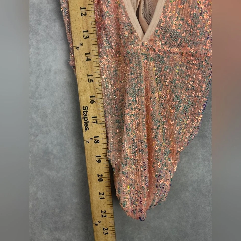 Body Victoria's Secret V Tanga Lentejuelas Profundas Peluche M Foto 4 de 4