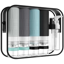 18 Pack Travel Bottles for Toiletries TSA Approved 3.3oz Leakproof Silicone Cont