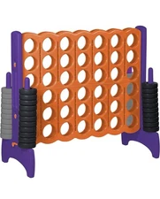 ECR 4 Kids - Jumbo 4-To-Score, Giant Game, Orange, Purple, Outdoor Game