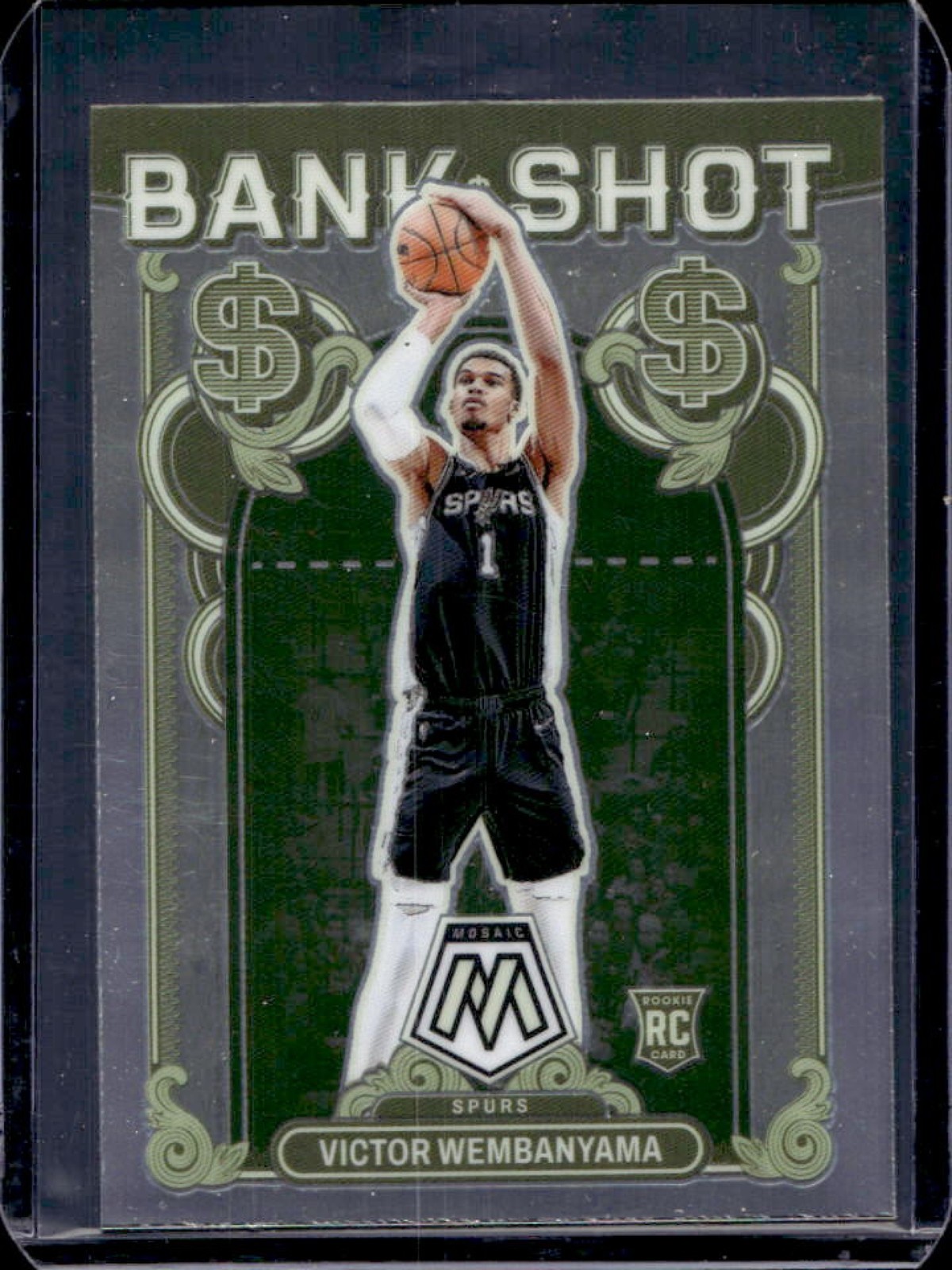 2023-24 Mosaic Victor Wembanyama Bank Shot RC Rookie #17 Spurs