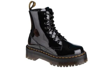 Bovver Stiefel Unisex, Dr. Martens Jadon, Schwarz