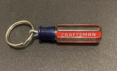 Sears Craftsman USA NOS Red Screwdriver Handle Keychain Key Chain USA FLAG  NEW
