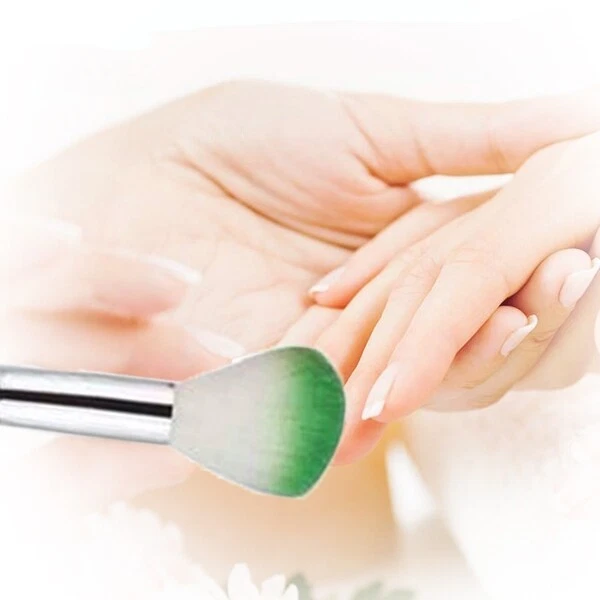 Pinceau à poussière AGL-042 vert pinceau à ongles - nail art des ongles - Photo 3/4