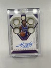 2018-19 Panini Cornerstones-Quad Relic Autographs De'Aaron Fox CS-DAF/129