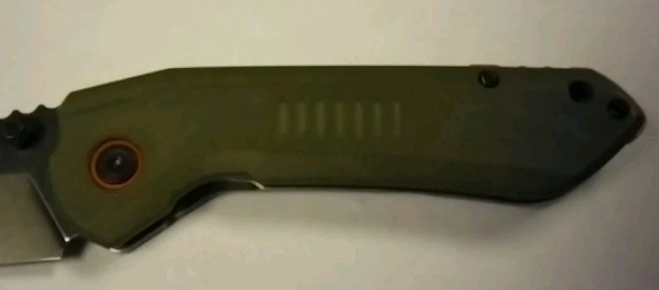 Cuchillo de bolsillo CRKT Overland 6280 marco bloqueo hoja borde liso Foto 4 de 4