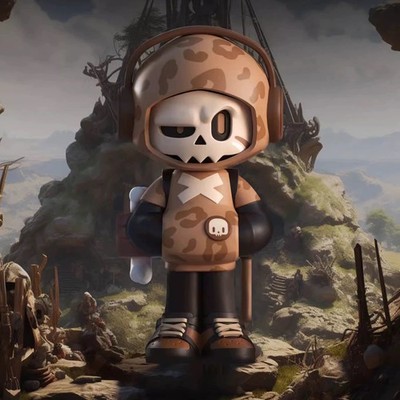 Mr.bone Mini 2.0 Time Traveler Series Blind Box Action Figure