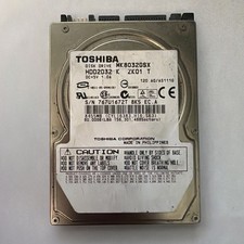 80GB 2.5" HDD LAPTOP HARDDRIVE Toshiba MK8032GSX 767U1672T | TESTED | GRADE A