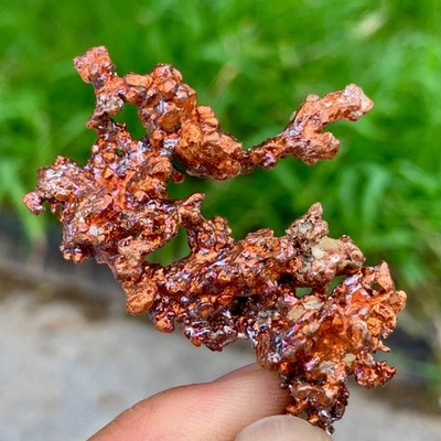 30G Rare!! iridescent Native Copper crystal mineral specimen