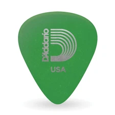 D Addario Planet Waves Medium 0.85Mm Duralin Guitar Picks 25 Pack Green