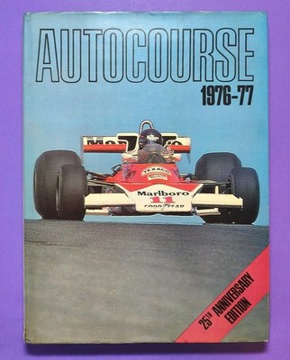 altes Buch Autocourse 1976-77 Formel 1 LeMans Tourenwagen Lauda, Hunt, Porsche..