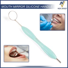 Dental Mouth Mirror #4 Handle Oral Examination Tooth Inspection Hygiene Margalla
