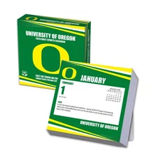 Turner Licensing,  NCAA Oregon Ducks 2026 Desk Calendar, 5.38'' X 5.38'', Daily