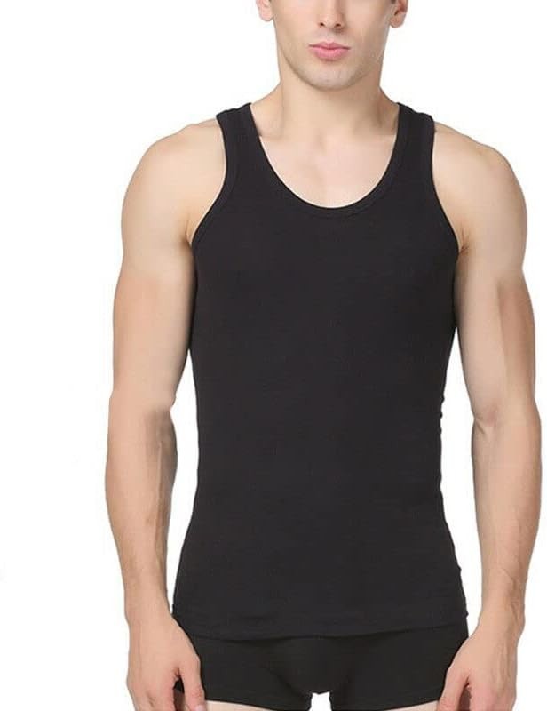 Mens Vests Singlet 100percent Cotton Vest Tops for Mens Soft Vest Undershirt