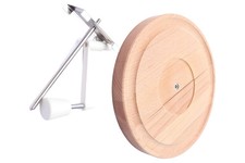 GIROLLE Käsehobel Modern Beige Holz Metall Kunststoff Käse Curler